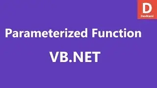 VB.Net Parameterized Function