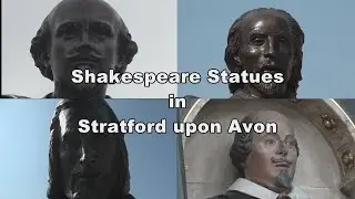 Shakespeare Statues in Stratford upon Avon