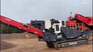 Demo mobiler Kegelbrecher QH332 von SANDVIK Mobiles