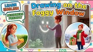 Drawing on the Foggy Window | Art & Condensation | Easy Learn English