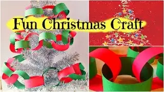 How to Make a Christmas Paper Chain - Easy Kid Christmas Craft by Duck Duck Goose Fun
