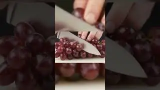 This Is the Only Way to Slice Grapes | ASMR Jelly Grape Slicing for Relaxation
