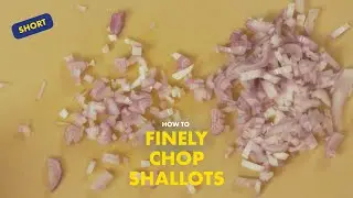 Как мелко нарезать лук-шалот
