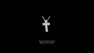 Elegant Diamond Cross Pendant #youtubeshorts #diamondpendants