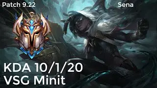 LoL KR Challenger Sena vs Tahm Kench Patch 9.22