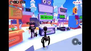 Asking people to be my friend in pls donate in a spider avatar!