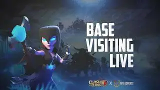 BASE VISITING LIVE - Clash of Clans India - COC INDIA - Deep Playz