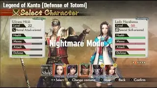 SAMURAI WARRIOR 4 DX - Legend of Kanto [Defense of Totomi] NIGHTMARE MODE P2