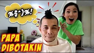 NEPATIN JANJI, BOTAKIN RAMBUT PAPA !! Vlog Lucu | CnX Adventurers