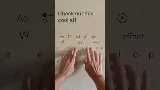 I created this keyboard effect  in CapCut using layers alongside overlay and background removal!