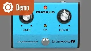 Brainworx bx_bluechorus2 Pedal Plugin Demo