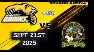 2025-09-21 Uxbridge Bruins 5 at Port Perry 0 Hilites