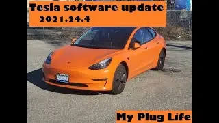Tesla software update 2021 24 4 Canada version