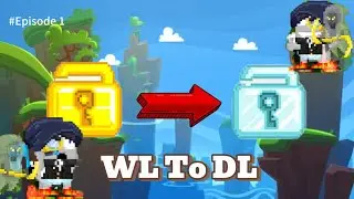 WL To DL Episode 1 Growtopia #growtopia #profit #method #series 