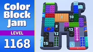 Color Block Jam Level 1168 (1169) | Every Puzzle Solved! 🎯