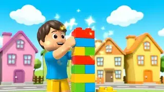 Roblox Baby Builder Dropped the Tower 🧱 | Kids Songs & Nursery Rhymes