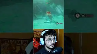 Глюк с мастер-мечом в Zelda BOTW