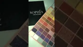 100 shade eye shadow palette #asmasultan #sophiacollection #pakistan #dubai #makeup #cosmeticstore