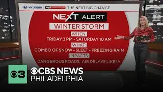 Snow and ice to create dangerous driving conditions Friday in Philadelphia area