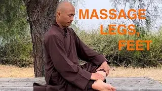 Qigong Massage LEGS, FEET | 10 Minutes to Strengthen and Relax Legs, Feet