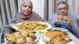 تحدي المحشي الكرنب مع الفراخ المحمره والدبابيس