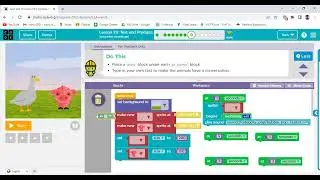 Code org Lesson 23 Text and Prompts