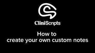 How to  create your own custom notes