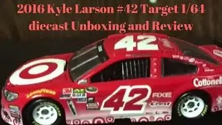 2016 Kyle Larson #42 Target 1/64 diecast Unboxing and Review