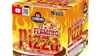 flaming pizza