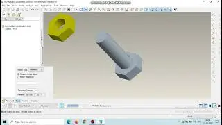 PROE Assembly NUT BOLT Part1