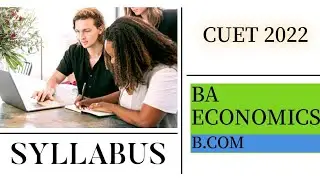 CUET 2022 BA Economics Entrance syllabus discussion #bhu #cucet #economics #nta #bhu #mgkvp