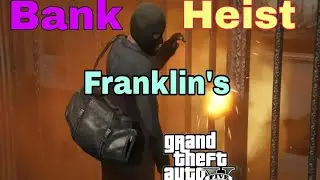 GTA 5 - Bank Heist Mission with Franklin! (F1 Car, Helicopter and Boat Escape). #gta5 #legendnazakat