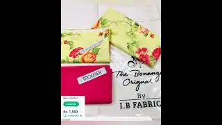 Women Unstitched 2 Piece Lawn Suit Attracted Color
