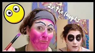 TRYING HALLOWEEN MAKEUP LOOKS: The Best & Worst (Funny) Results