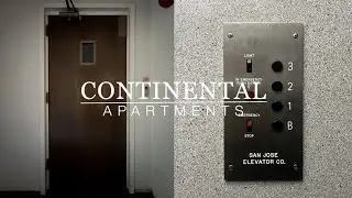 Slow San Jose Hydraulic Swing Door Elevator - The Continental Apartments - San Jose, CA