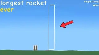 LONGEST ROCKET EVER||Longest rocket ever in sfs|| Spaceflight simulator