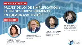 Projet de loi de simplification : la fin des investissements en locaux d’activité ?