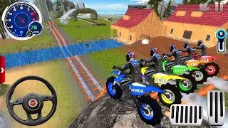 Impossible Bike Mega Ramp Driving Simulator #2 - Extreme Motocross Stunt Racer - Android Gameplay