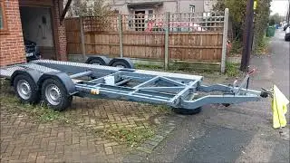 Twin axle remote hydraulic tilting car trailer. Complete build