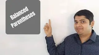 Parentheses Matching - Interview Question