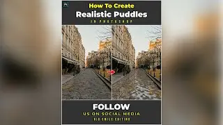 How To Create Realistic Puddles - Photoshop Tutorial