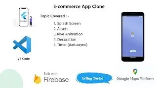 Flutter Tutorial: E-commerce App Clone | Getting Started | Splash Screen | Flutter Part 3