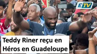 Champion Olympique de judo et icône locale: Teddy Riner reçu en héros en Guadeloupe