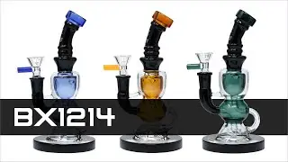 BX1214  | NG NICE GLASS 8 inch Showerhead Incycler