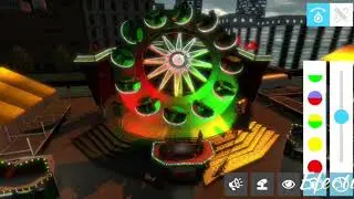 Funfair Ride Simulator 4 - Flipping Disc [NIGHT] {Blue Peew}