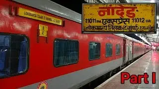 NANDED To PUNE : Full Journey (Part - I) | Traversing South Central Railway's Territory