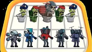 TV Camera Monster War: Game Toilet Monster Merge Gameplay #part6