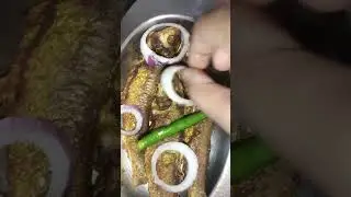 small size fish with onion and green chilly #viral #bangali #trending