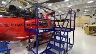 S.A.F.E maintenance platforms for the U.S. Coast Guard MH-65 at Humboldt Bay, CA