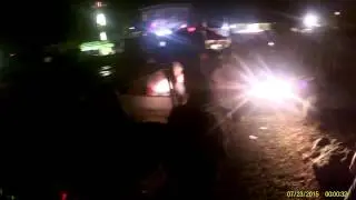 GOTJ 2015 - walking around at night to the main stage